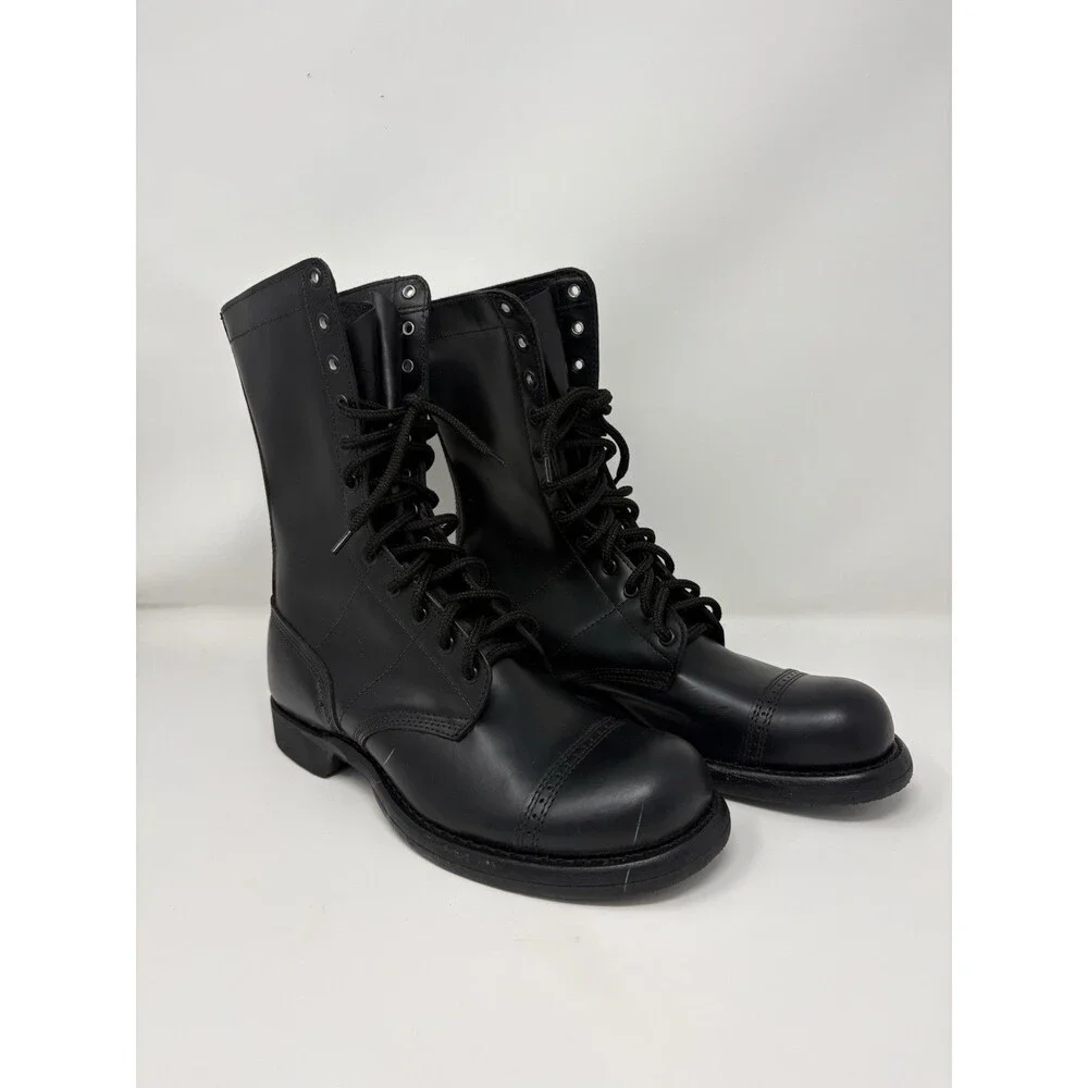 Corcoran 1500 Jump Boots Men 9 1/2 Black Leather Paratrooper Military Tactical